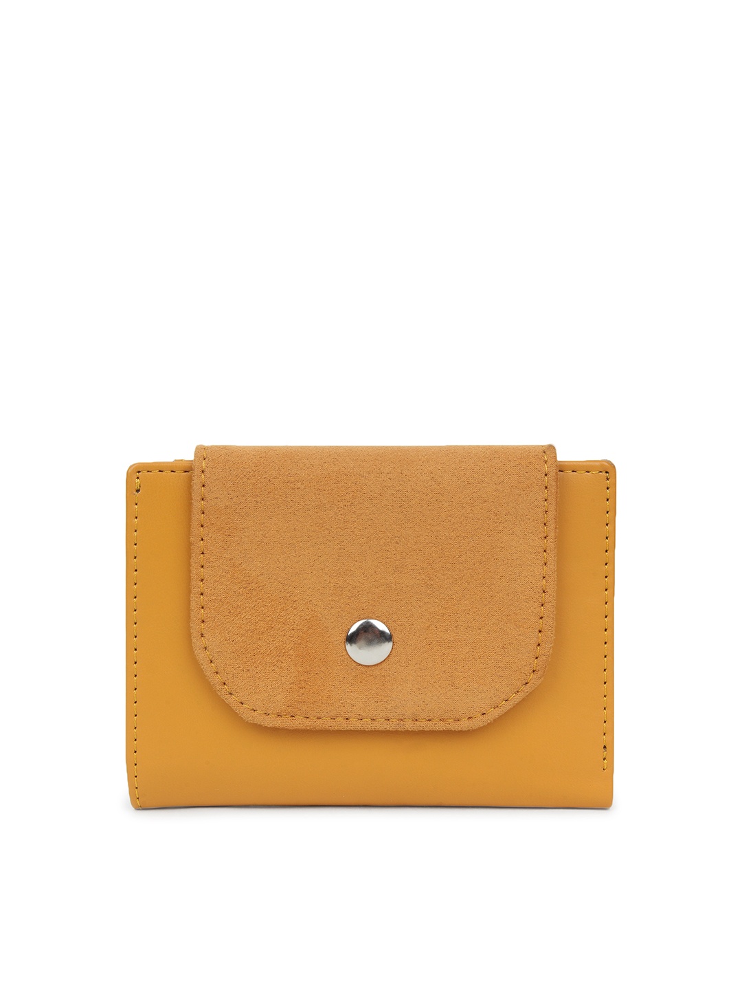 

yelloe Women Two Fold Wallet, Yellow