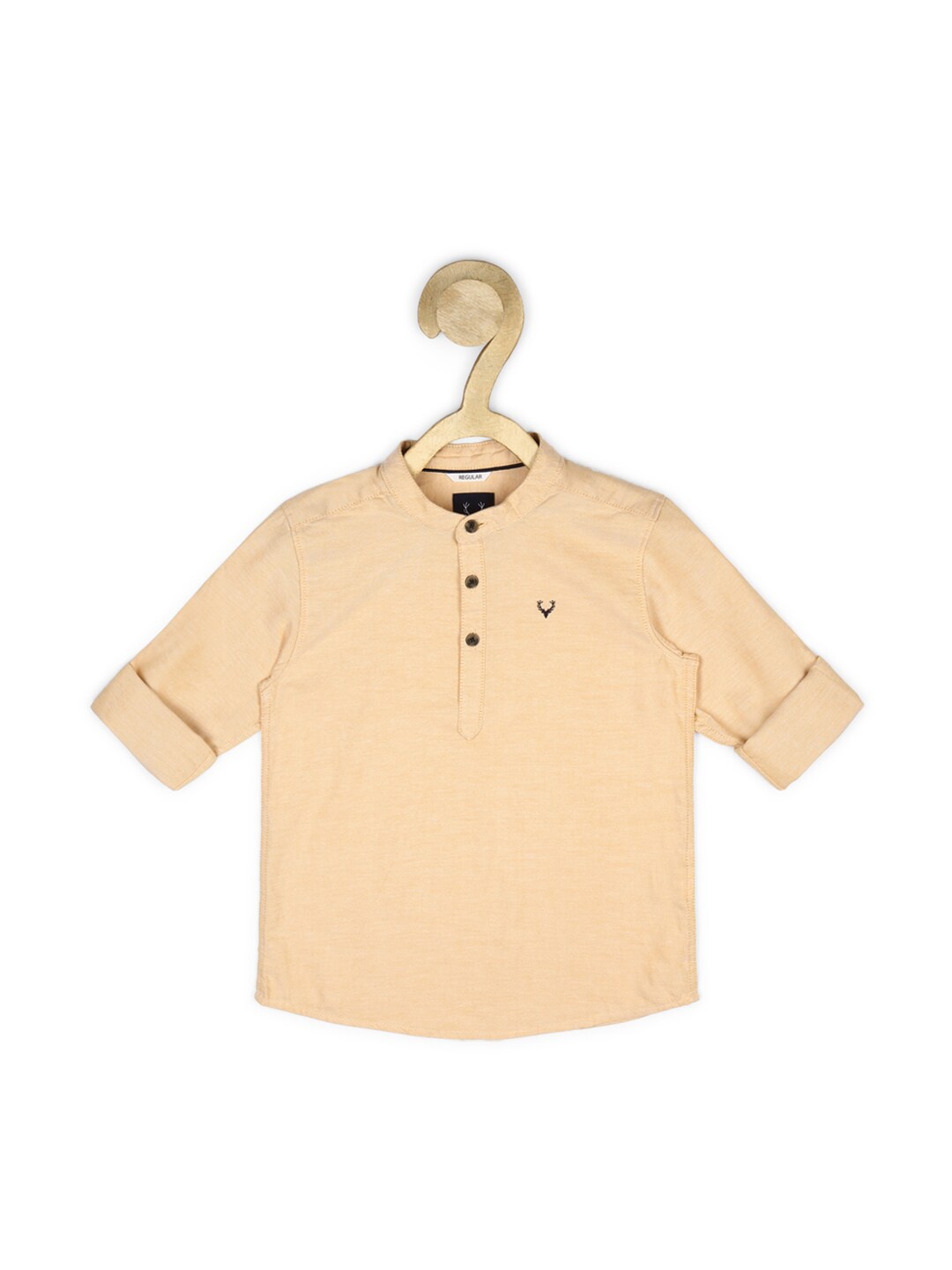 

Allen Solly Junior Boys Beige Casual Shirt