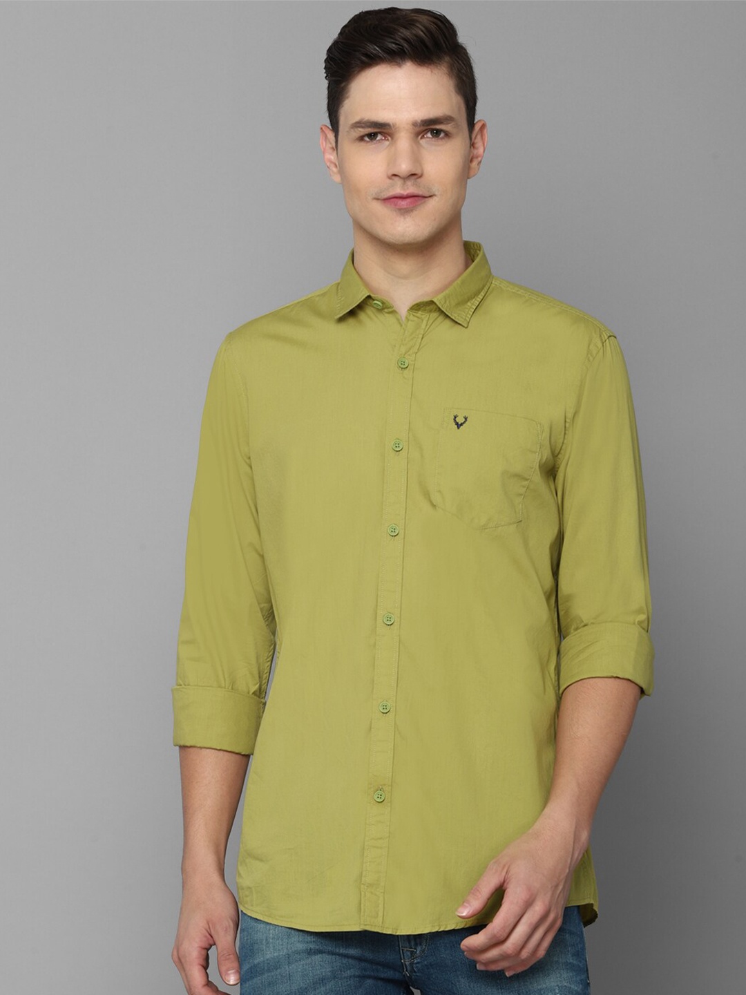 

Allen Solly Sport Men Green Casual Shirt