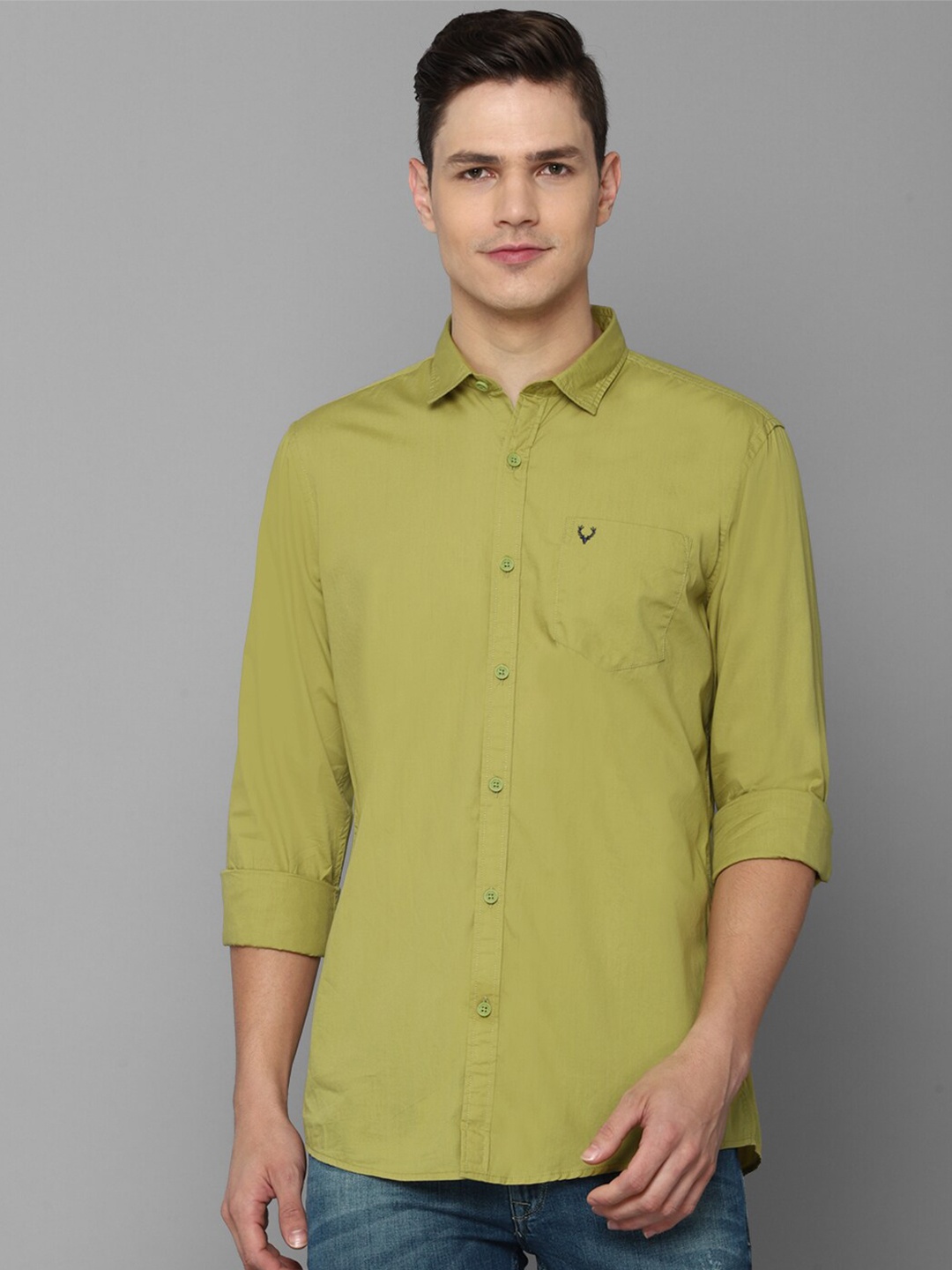 

Allen Solly Sport Men Green Casual Shirt