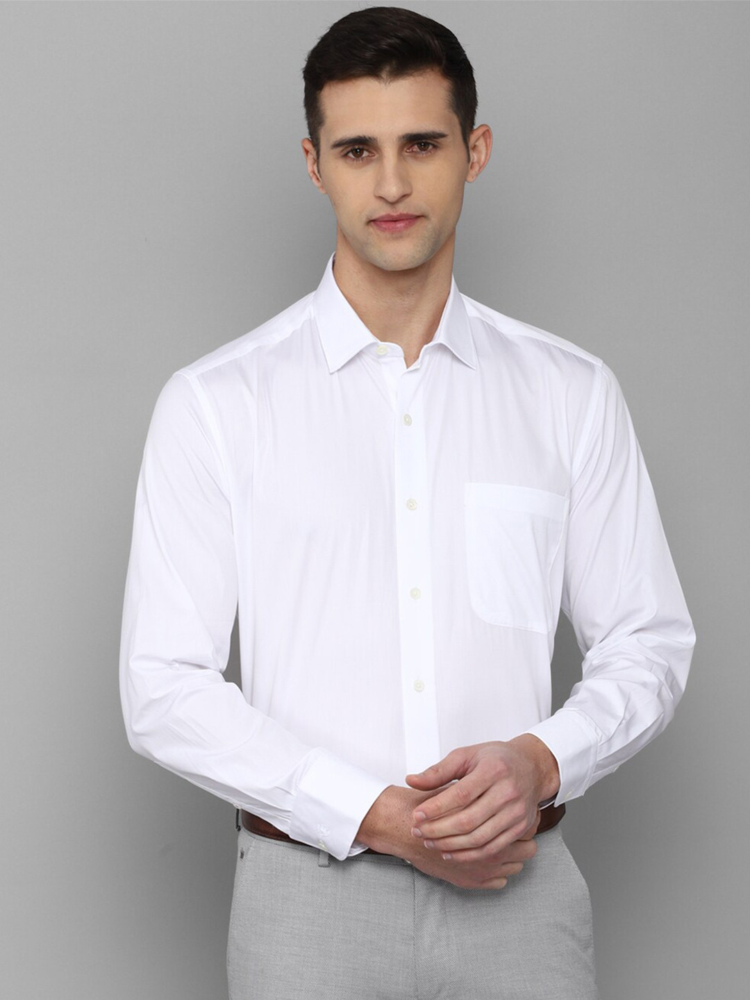 

Luxure by Louis Philippe Men White Formal Shirt