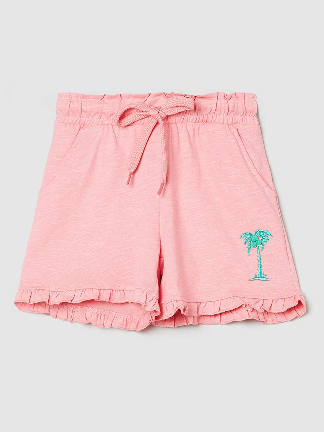 

max Girls Cotton Shorts, Pink
