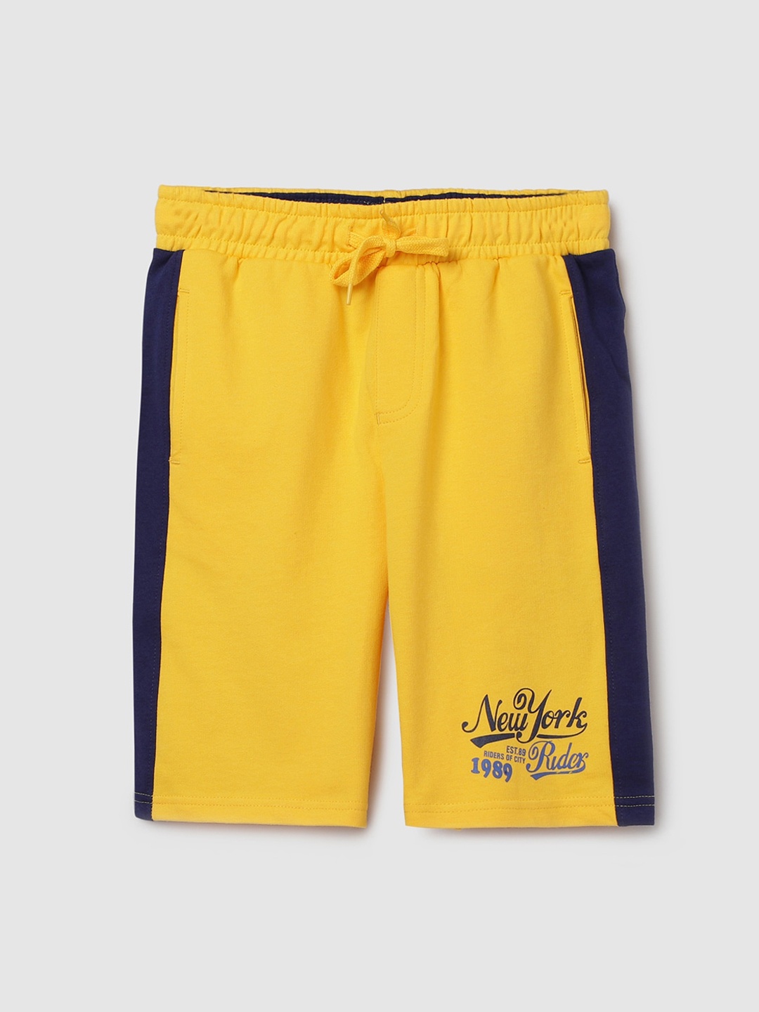 

max Boys Cotton Shorts, Yellow