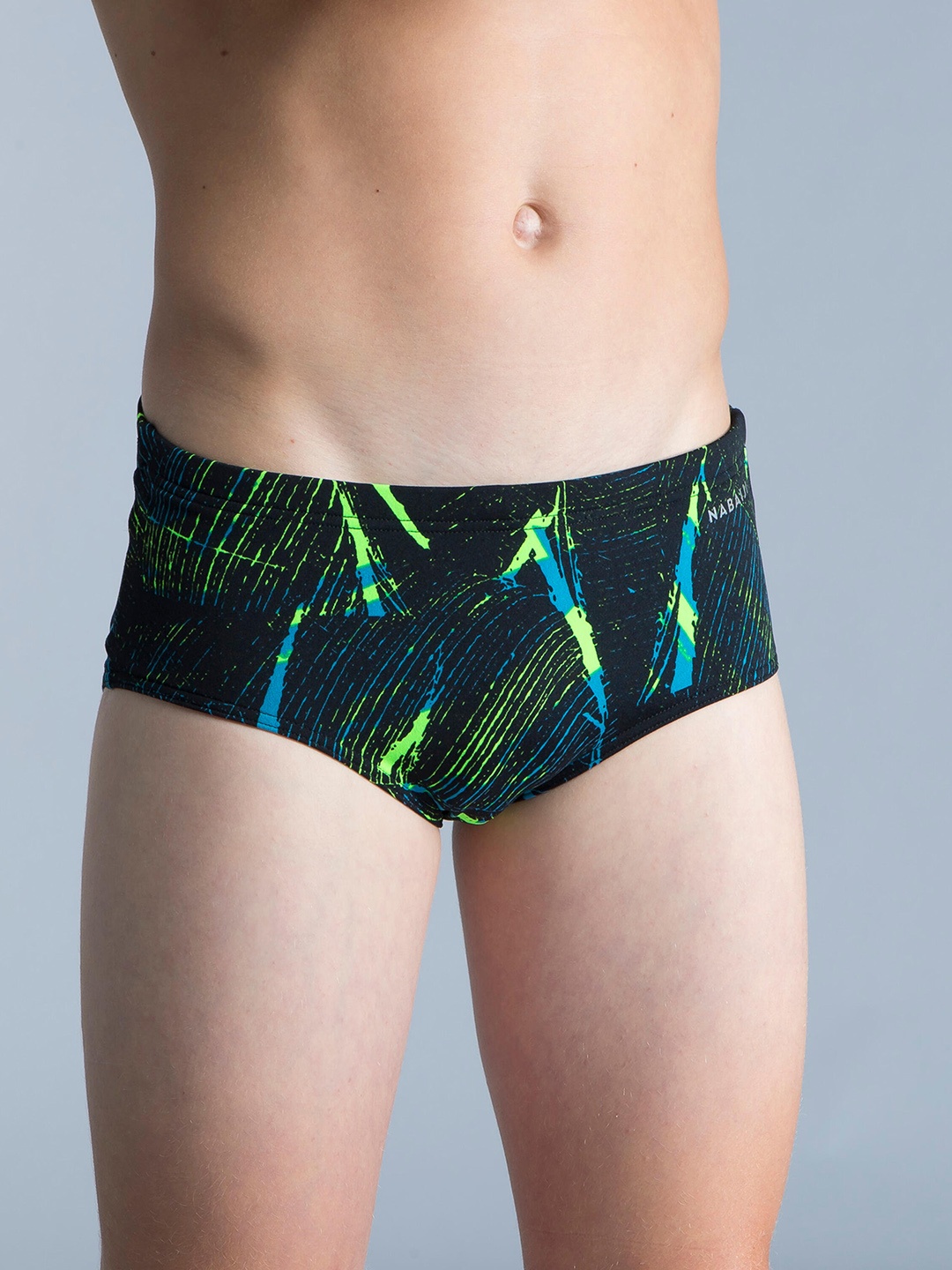 

Nabaiji By Decathlon Boys Green Printed Swim Bottom
