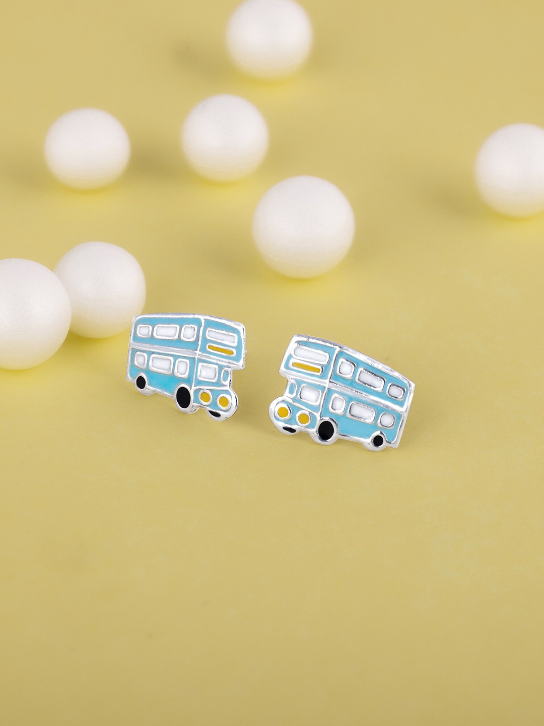 

GIVA Sterling Silver Contemporary Studs Earrings