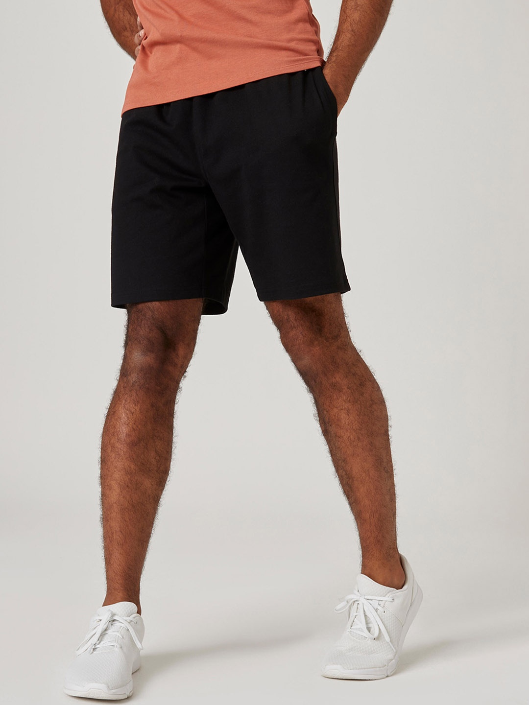 

NYAMBA By Decathlon Men Solid Shorts, Black