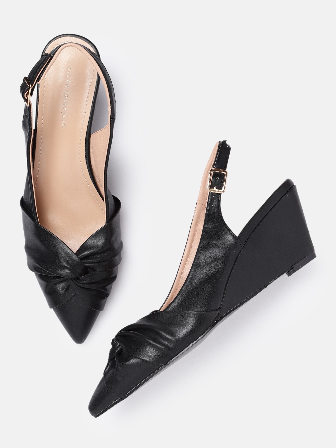 

Allen Solly Women Black Solid Wedge Heels