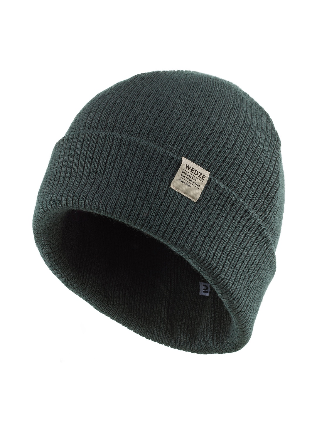 

WEDZE By Decathlon Unisex Acrylic Beanie, Green