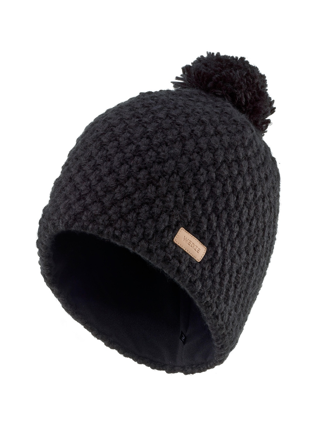 

WEDZE By Decathlon Unisex Beanie, Black