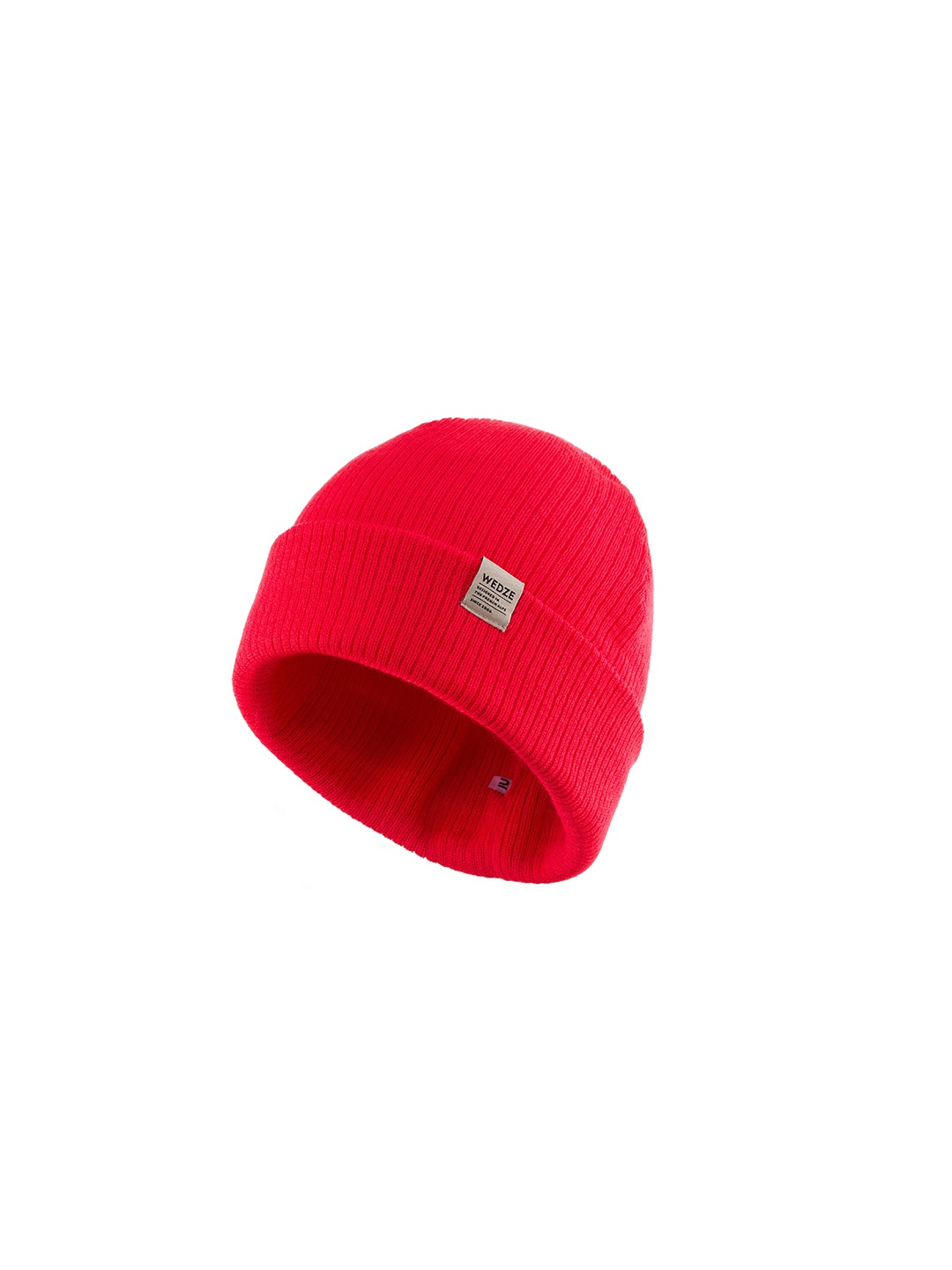 

WEDZE By Decathlon Unisex Acrylic Beanie, Red