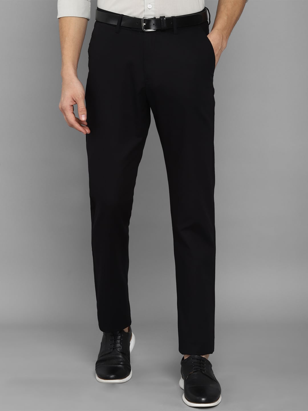 

Allen Solly Men Black Casual Trousers