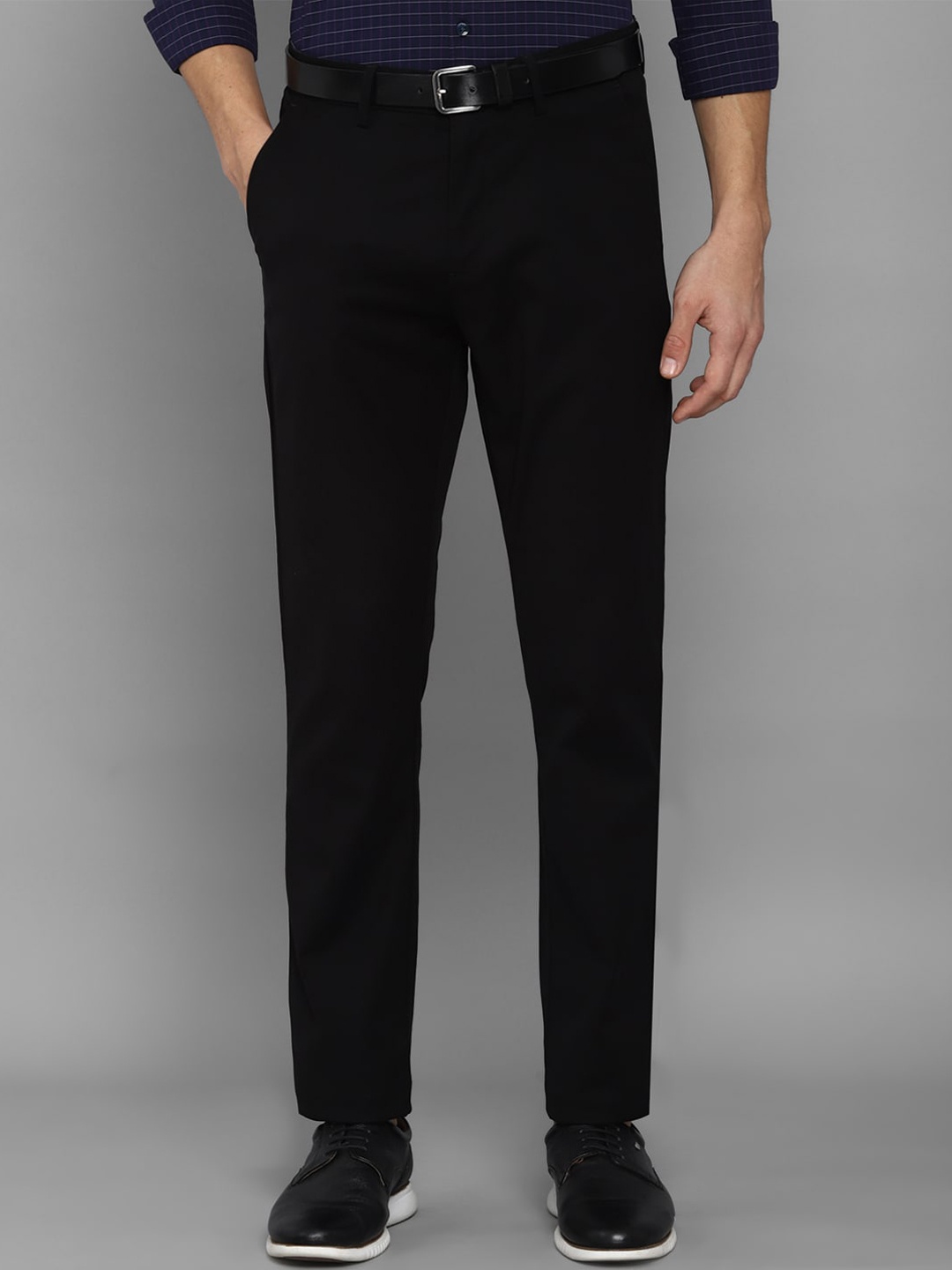 

Allen Solly Men Black Casual Trousers