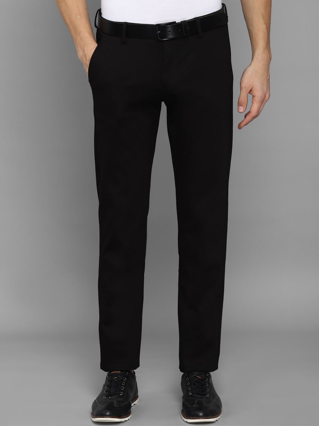 

Allen Solly Men Black Casual Trousers