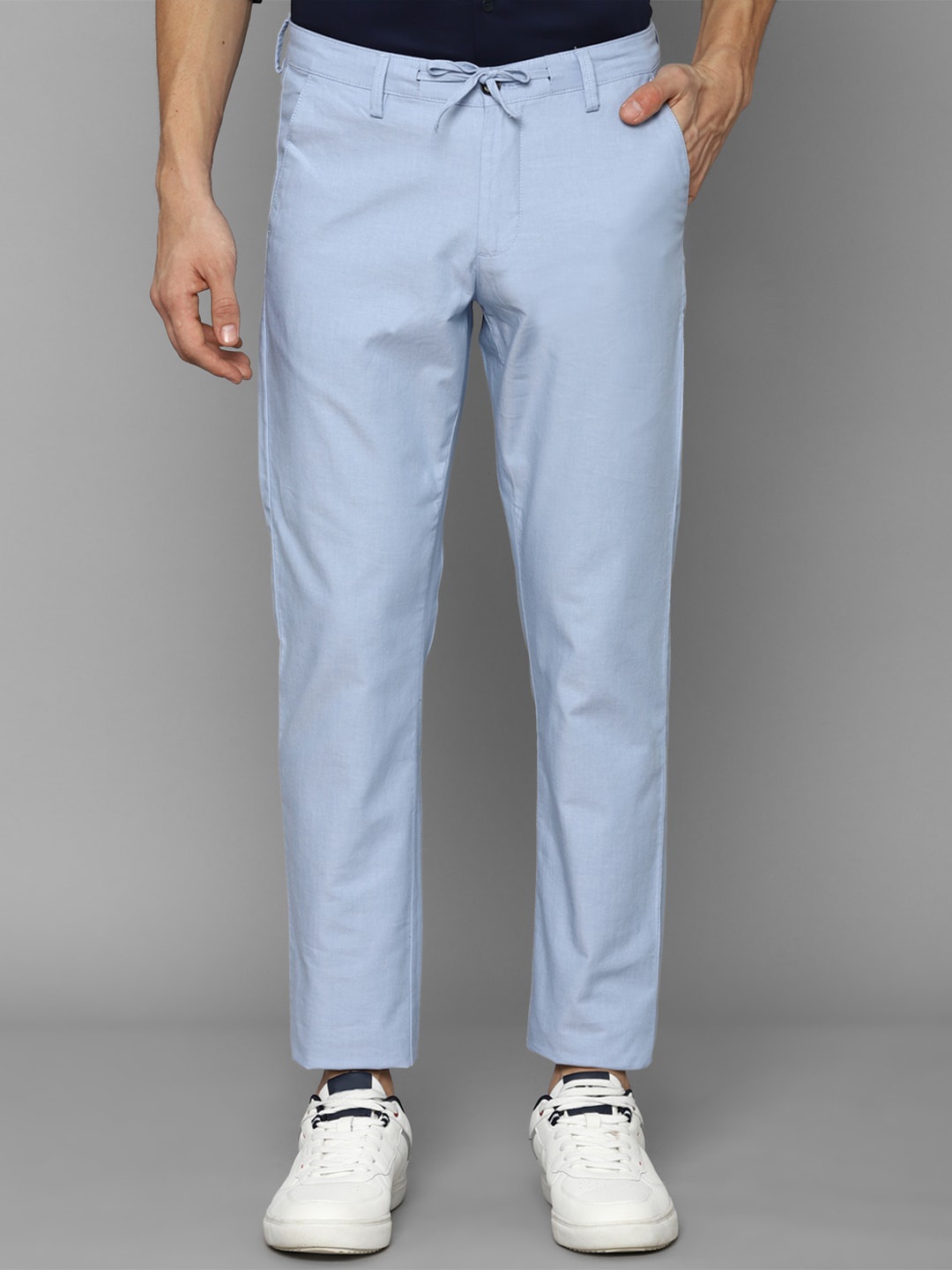 

Allen Solly Men Blue Casual Trousers