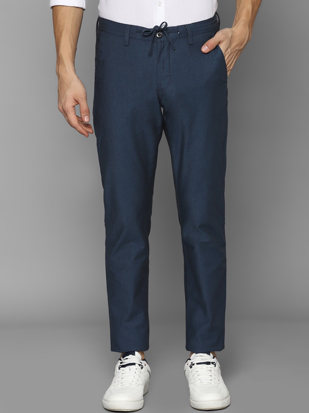 

Allen Solly Men Blue Casual Trousers