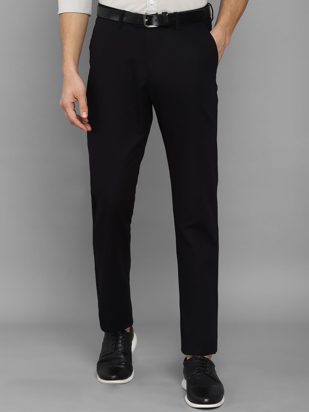 

Allen Solly Men Black Casual Trousers