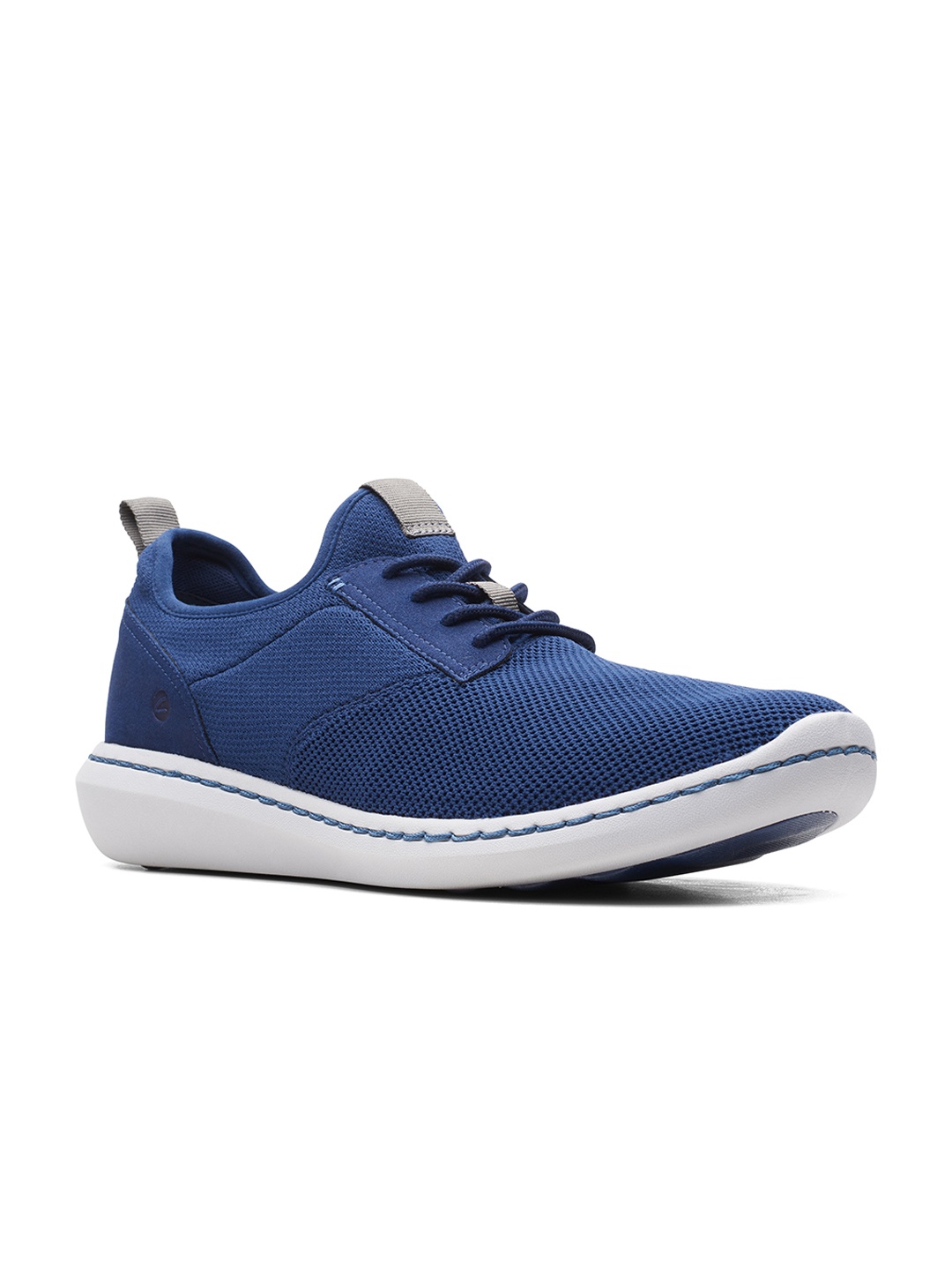 

Clarks Men Woven Design Textile Sneakers, Navy blue