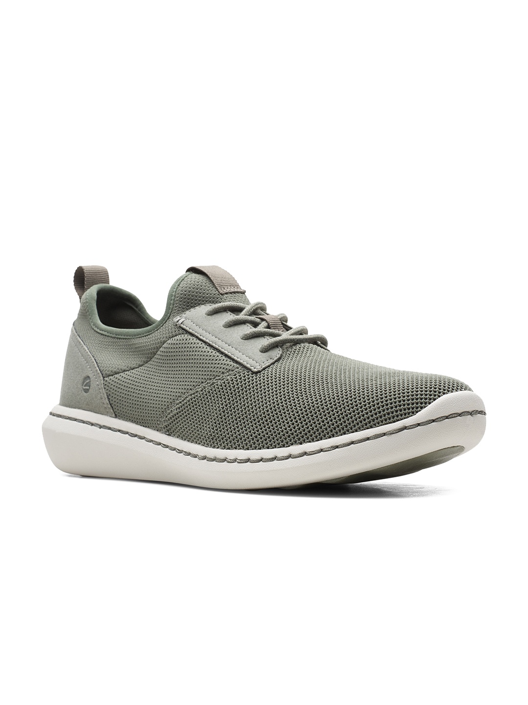 

Clarks Men Green Woven Design Sneakers