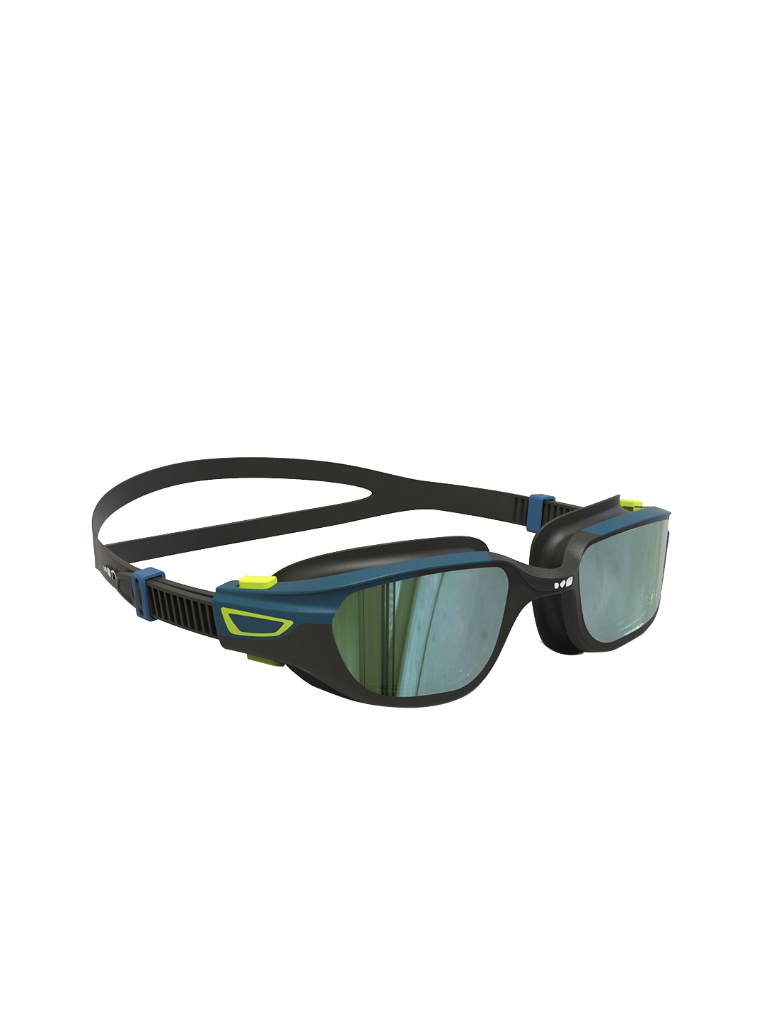Nabaiji By Decathlon Black Solid Swimming Goggles 8574421