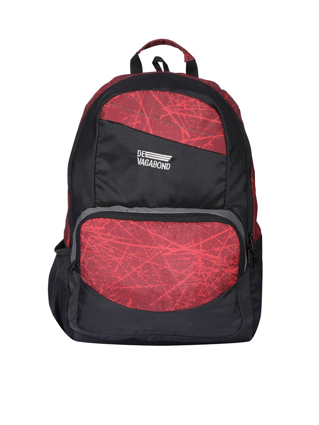 

DEVAGABOND Unisex Colourblocked Backpack, Red