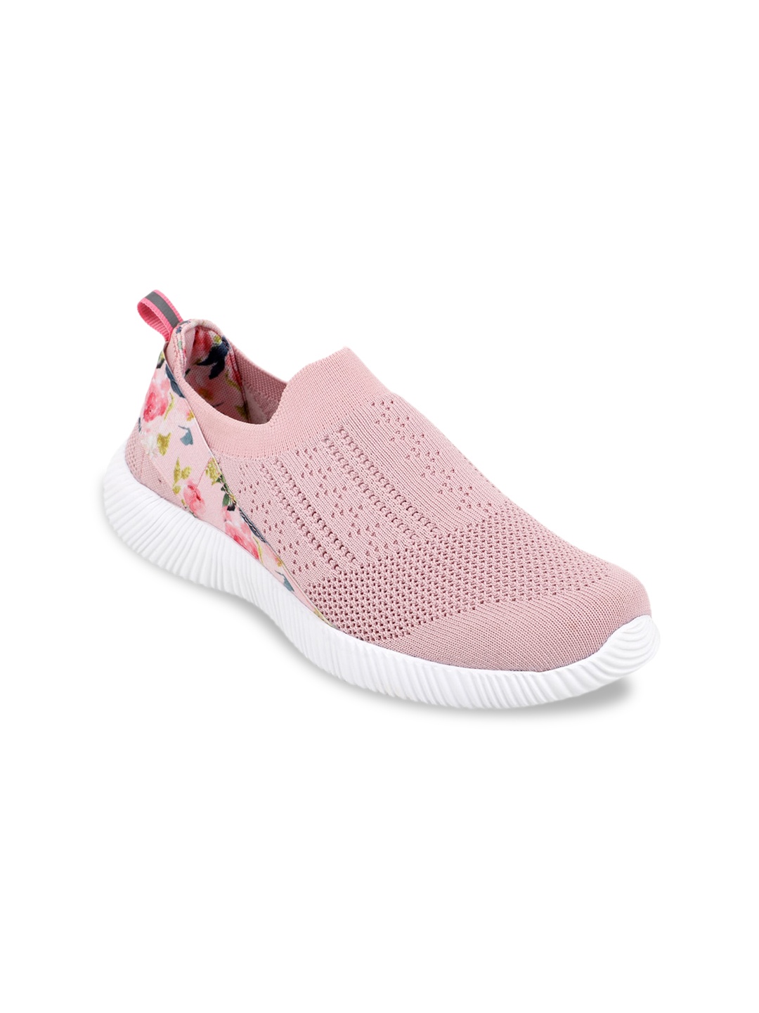 

KazarMax Women Woven Design Slip-On Sneakers, Peach