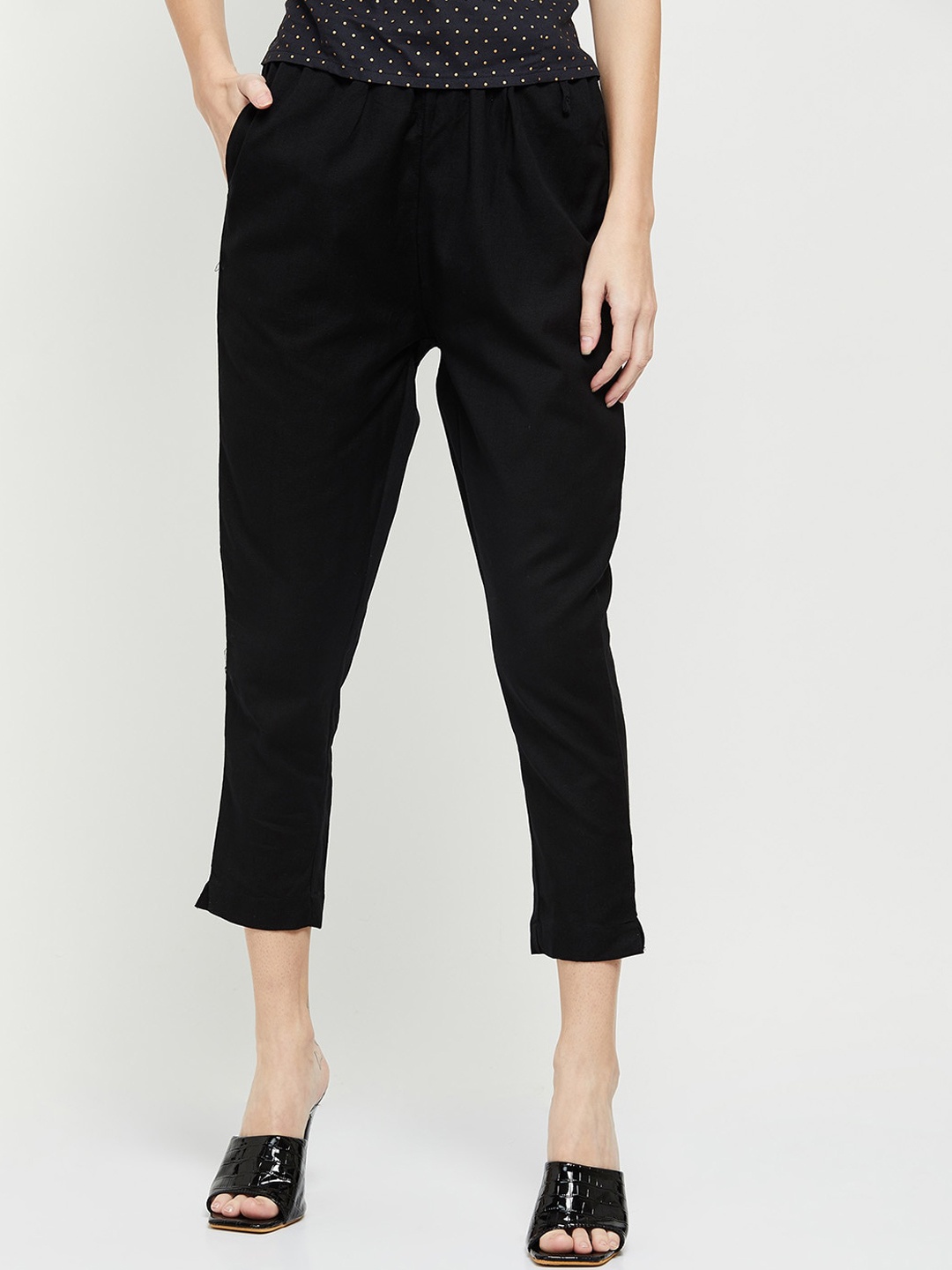 

Max Women Black Trousers