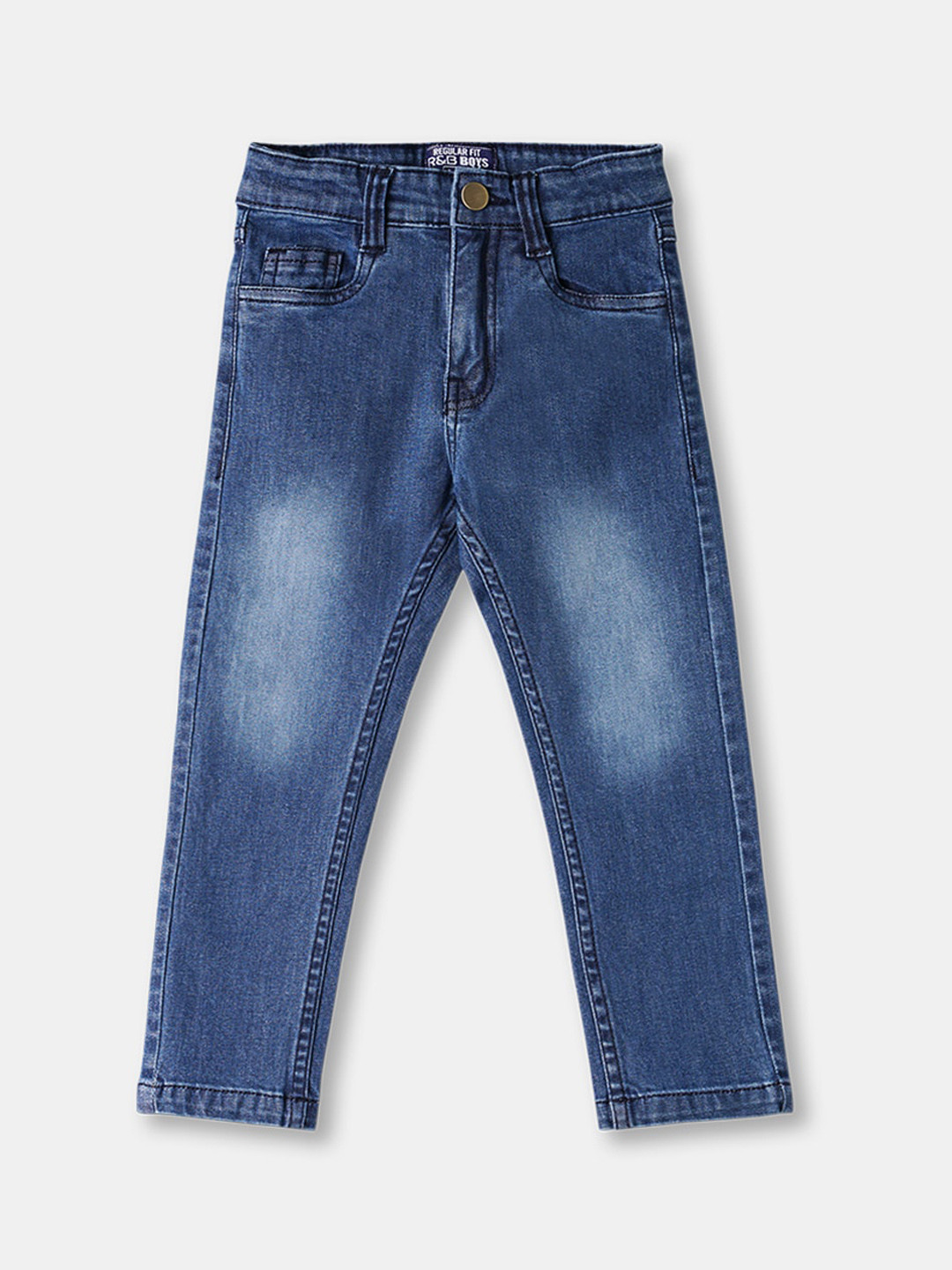 

R&B Boys Blue Light Fade Medium Shade Jeans