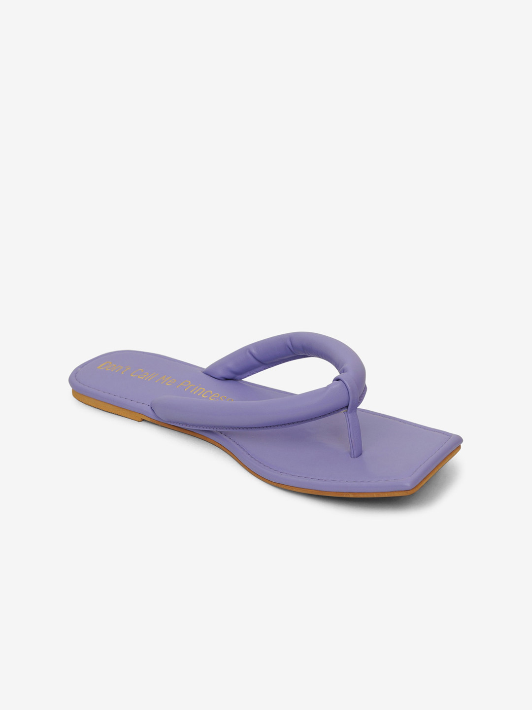 

Don't Call Me Princess Women Open Toe Flats, Lavender