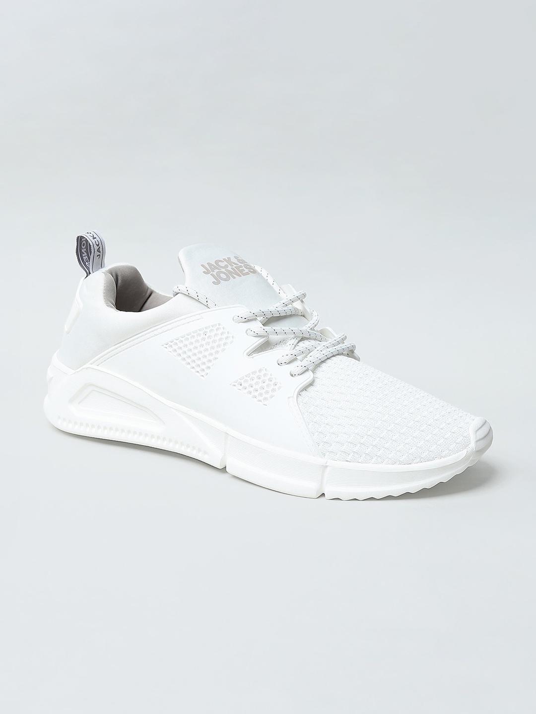 

Jack & Jones Men Woven Design Sneakers, White