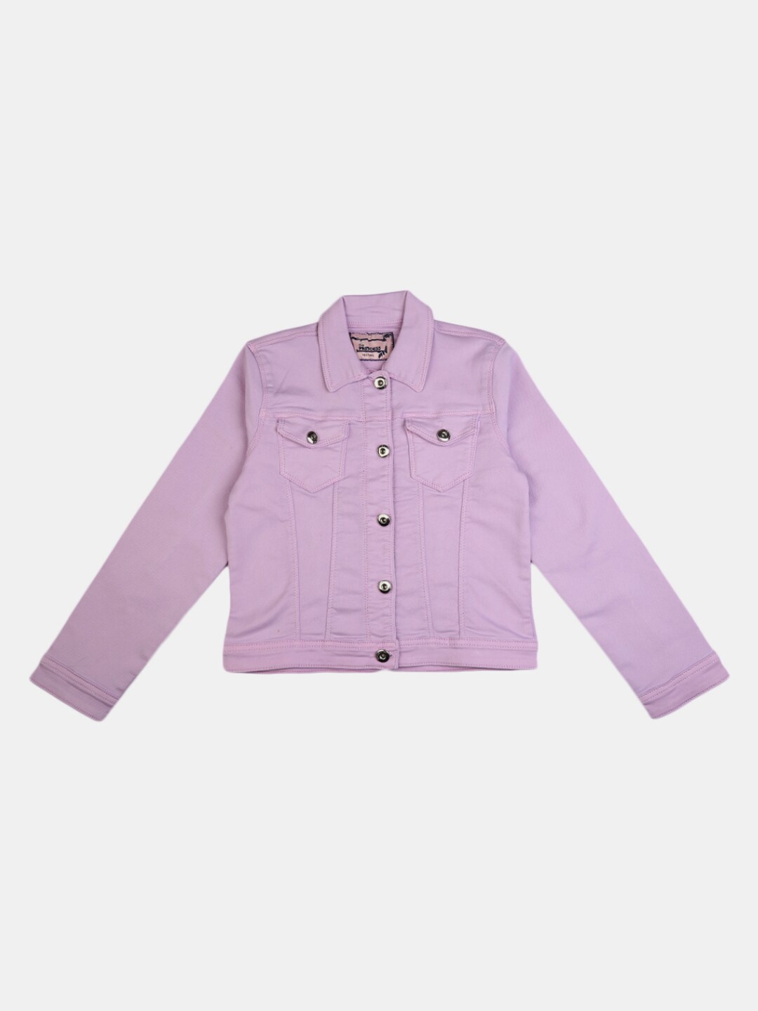 

V-Mart Girls Purple Pure Cotton Casual Shirt