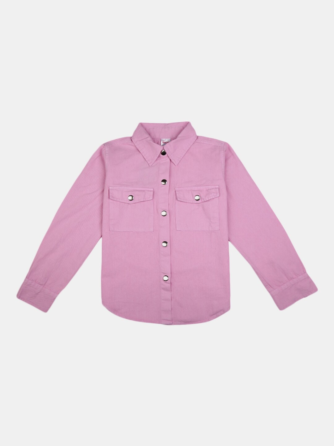 

V-Mart Girls Purple Pure Cotton Shirt