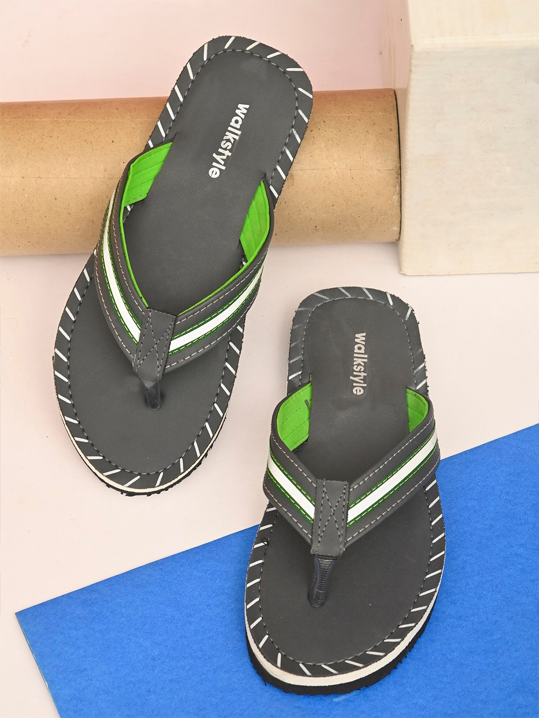 

El Paso Men Thong Flip-Flops, Grey