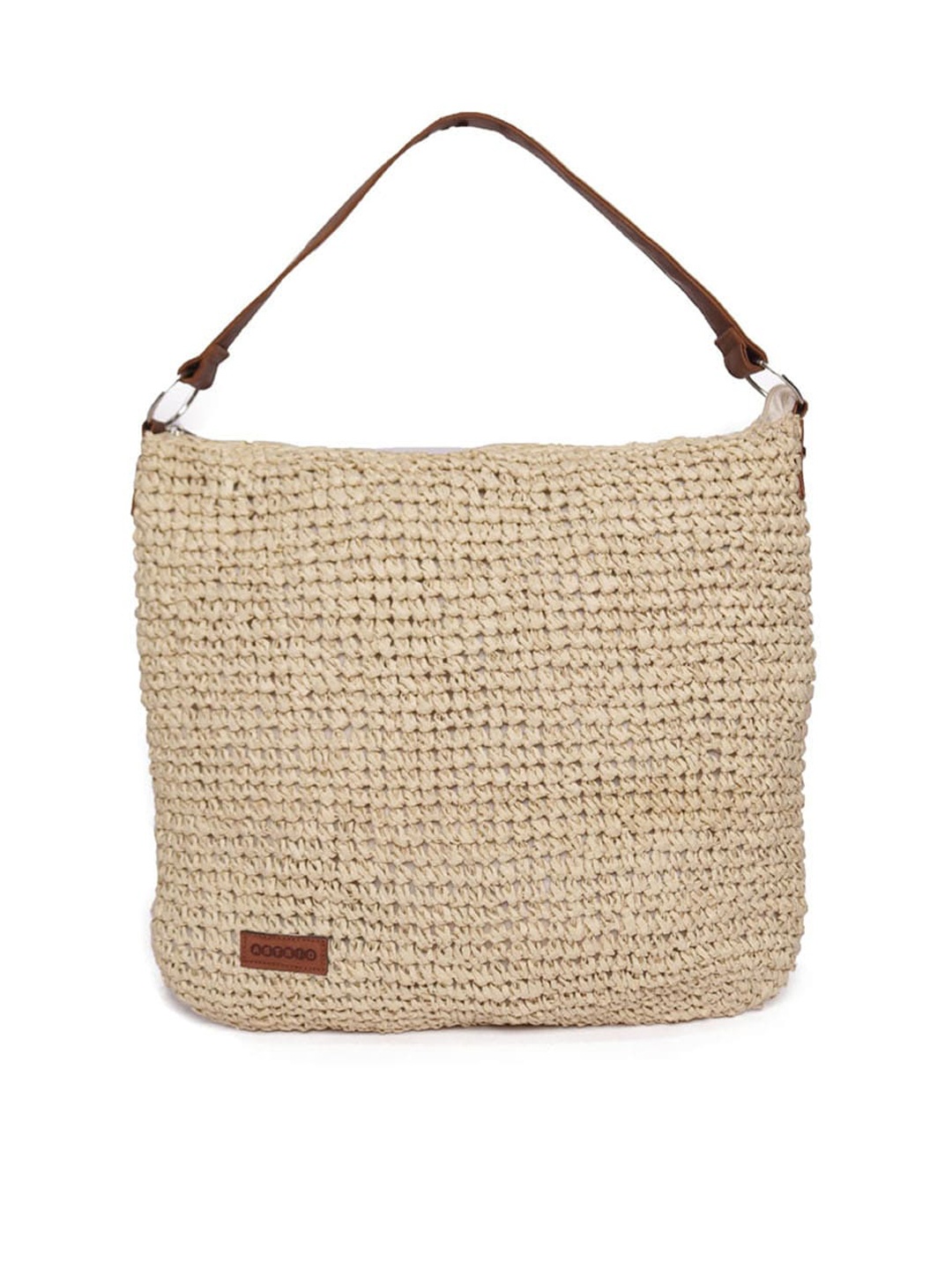 

ASTRID Structured Hobo Bag, Beige