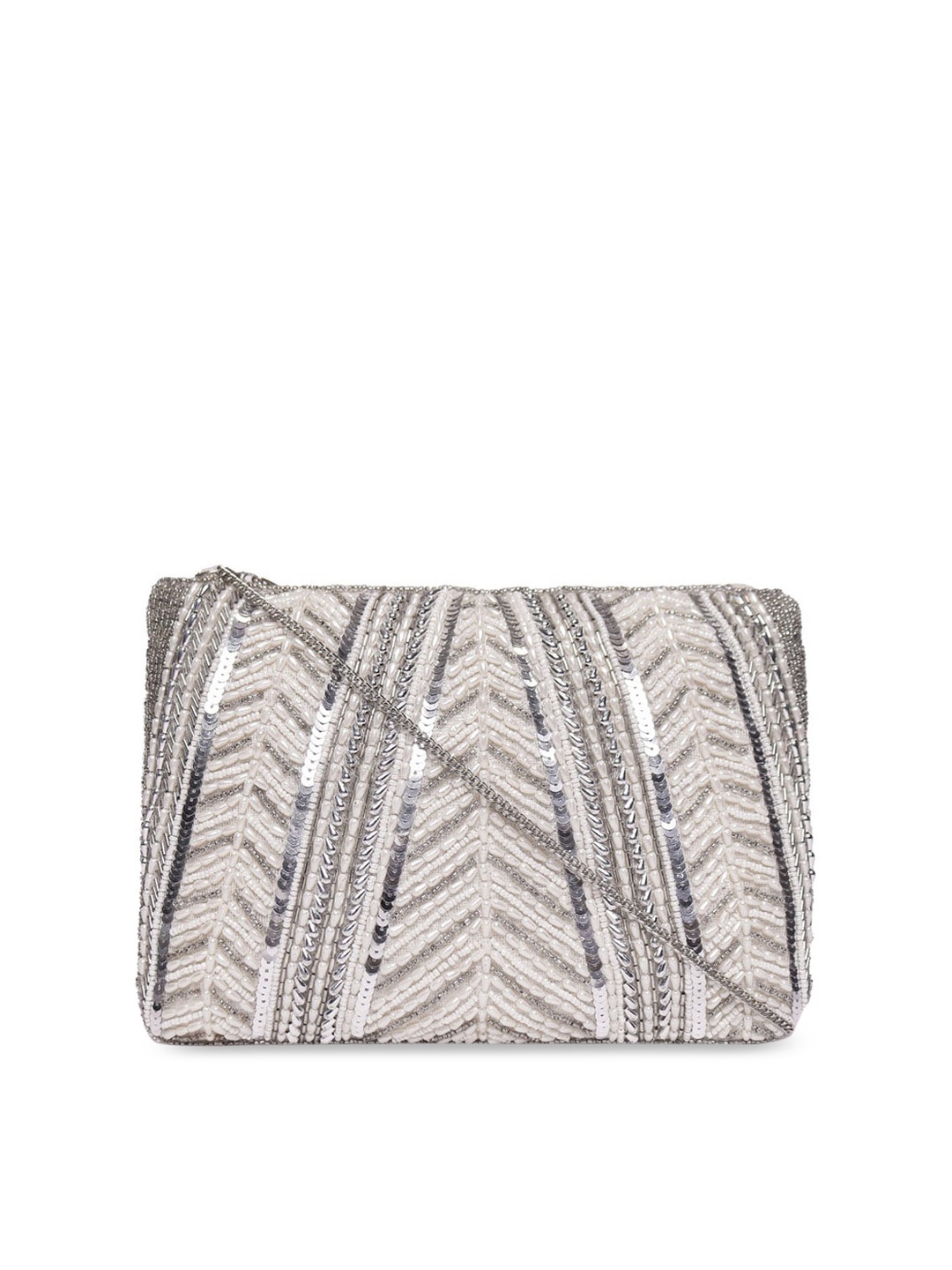 

ASTRID Embellished Sling Bag, White