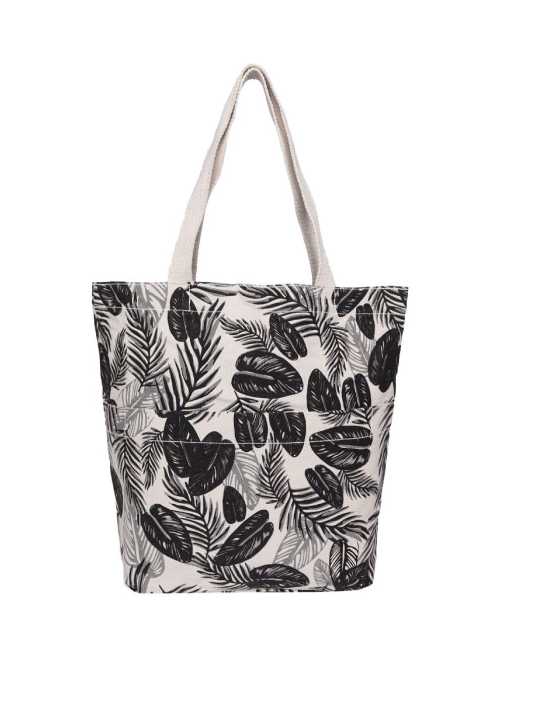 

ASTRID Women Black Printed Oversized Shopper Tote Bag