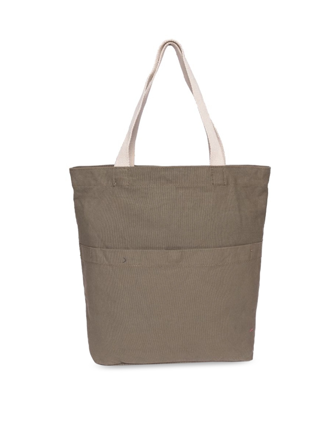 

ASTRID Oversized Shopper Cotton Tote Bag, Brown