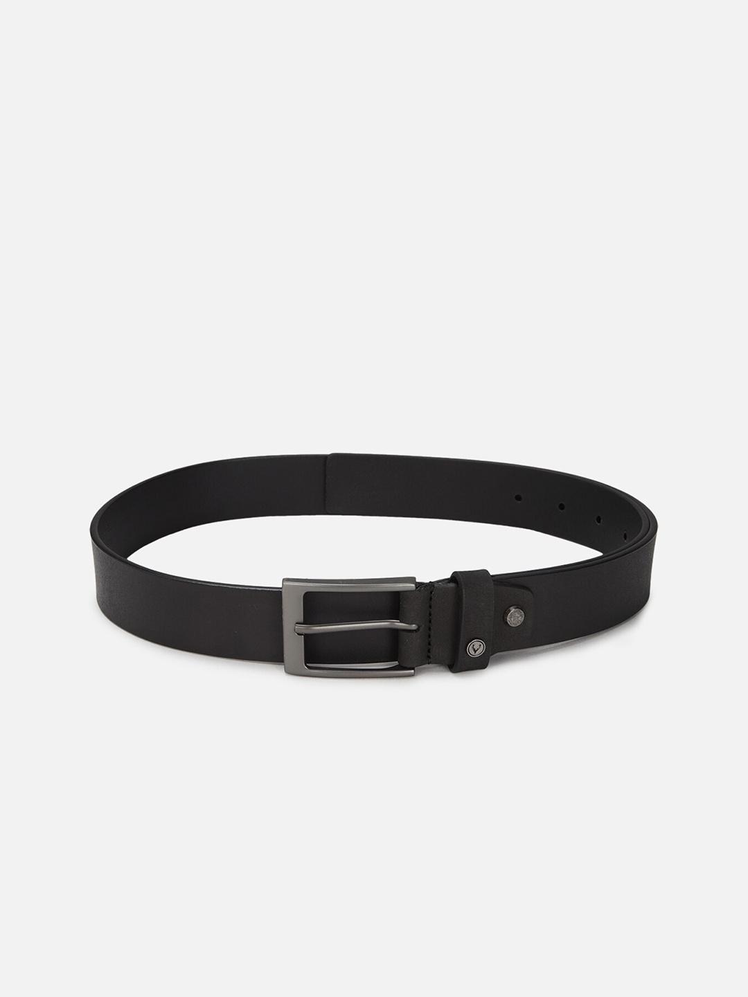 

Allen Solly Men Solid Leather Belt, Black