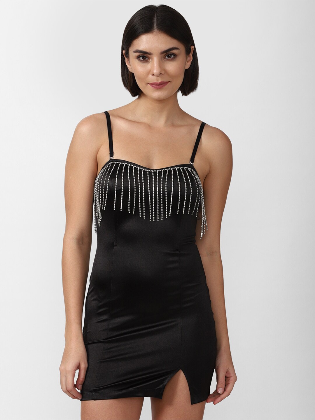 

FOREVER 21 Black Bodycon Mini Dress
