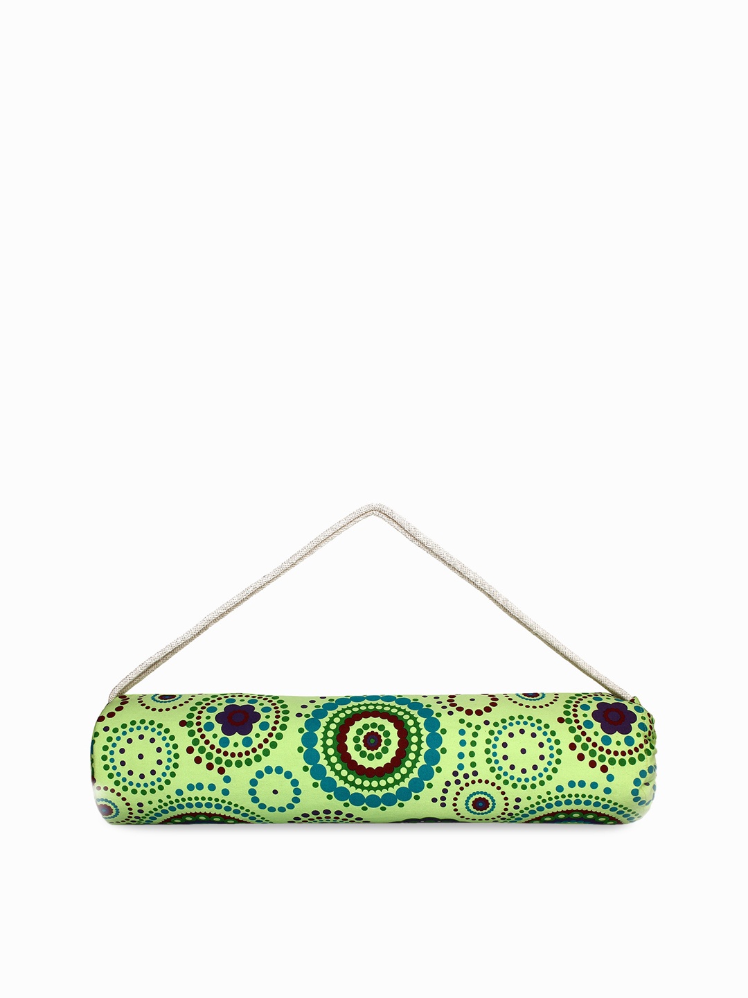 

Anekaant Green Printed YOG Canvas Yoga Mat Bag