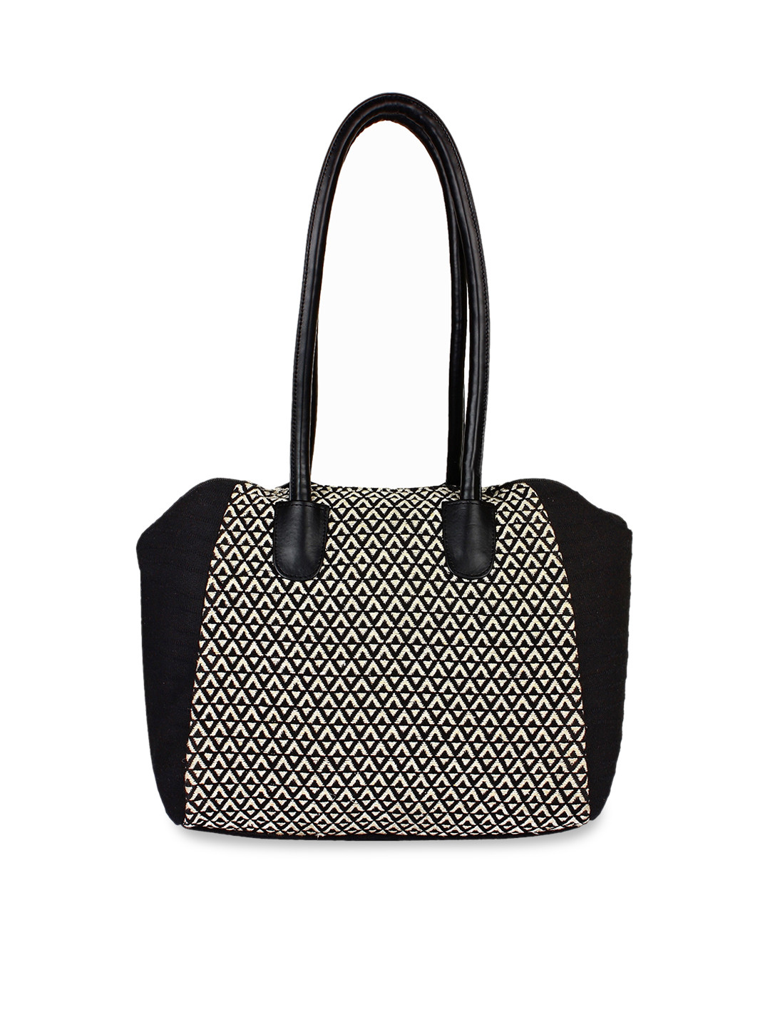 

Anekaant Structured Shoulder Bag, Black