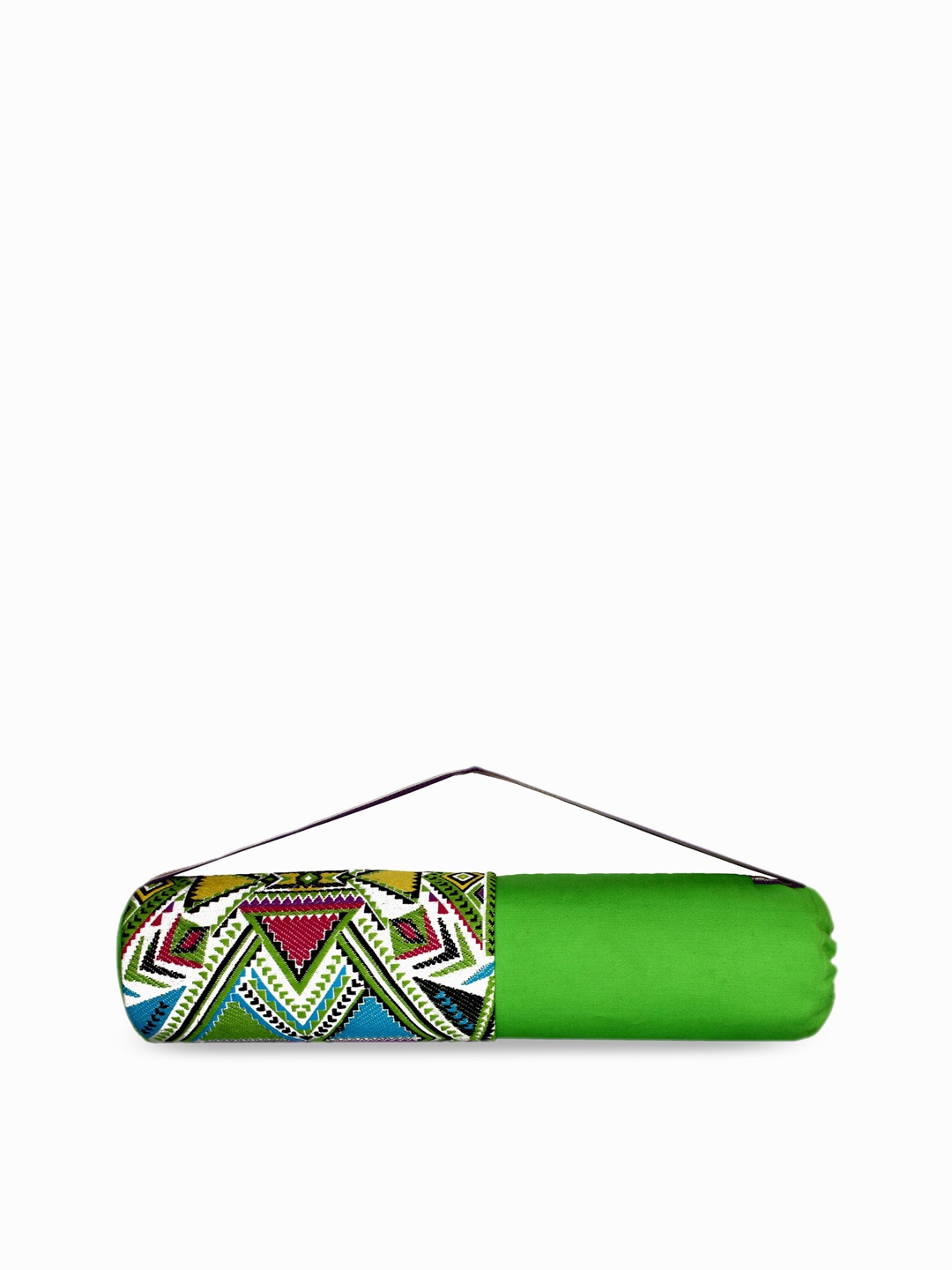 

Anekaant Green Printed Canvas Yoga Mat Bag