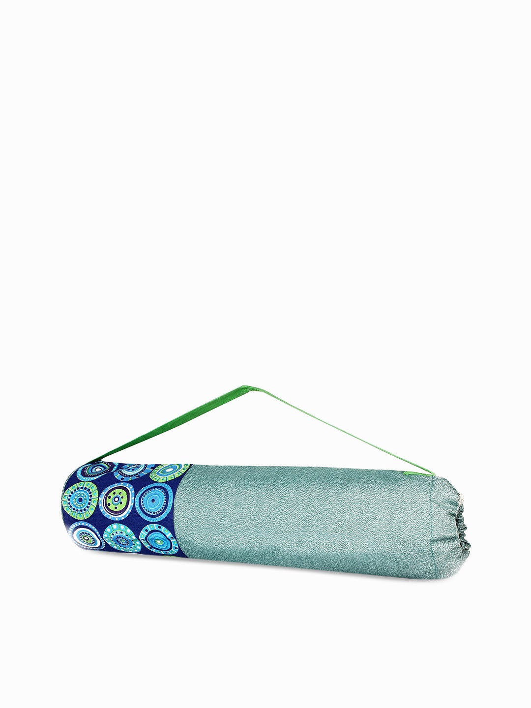 

Anekaant Blue Printed Canvas Yoga Mat Bag