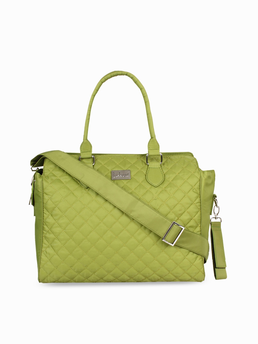 

Anekaant Women Green Self-Design Duffle Bag