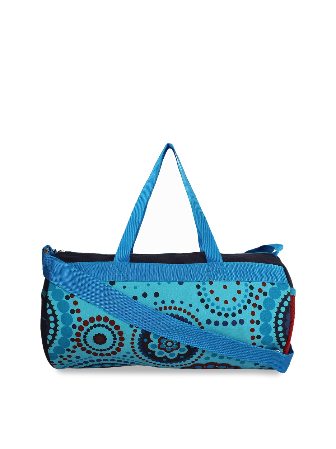 

Anekaant Blue Printed Duffle Bag