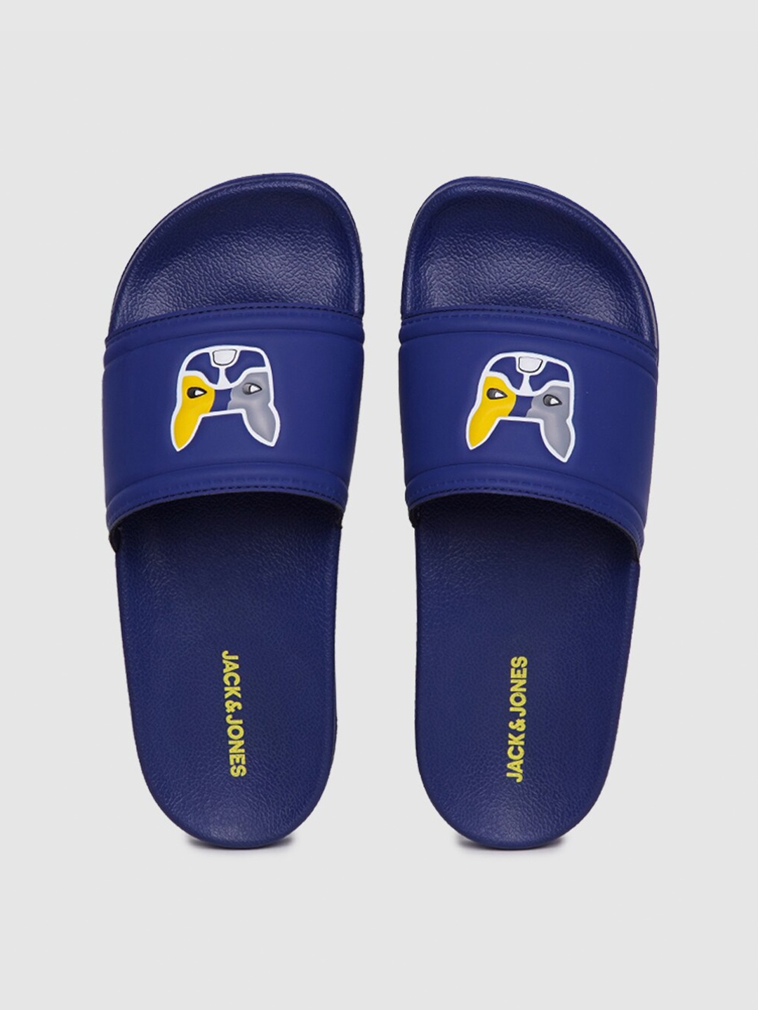 

Jack & Jones Men Printed Sliders, Blue