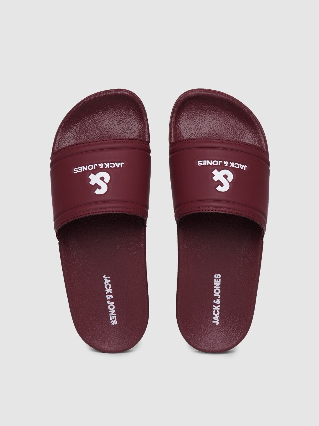 

Jack & Jones Men Printed Sliders, Maroon