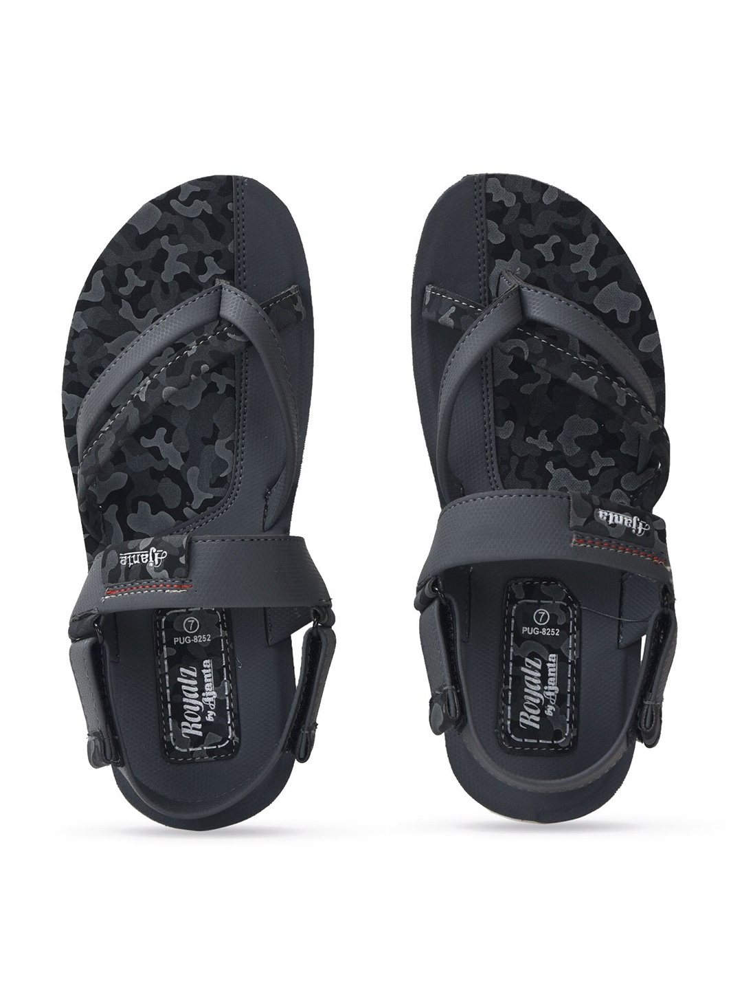 

Ajanta Men Comfort Sandals, Grey