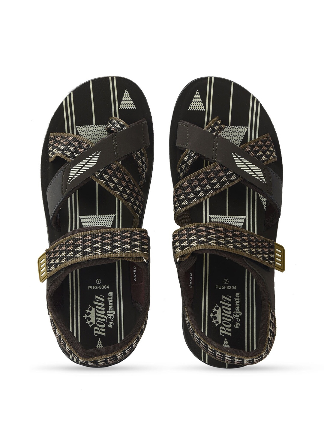 

Ajanta Men Comfort Sandals, Olive