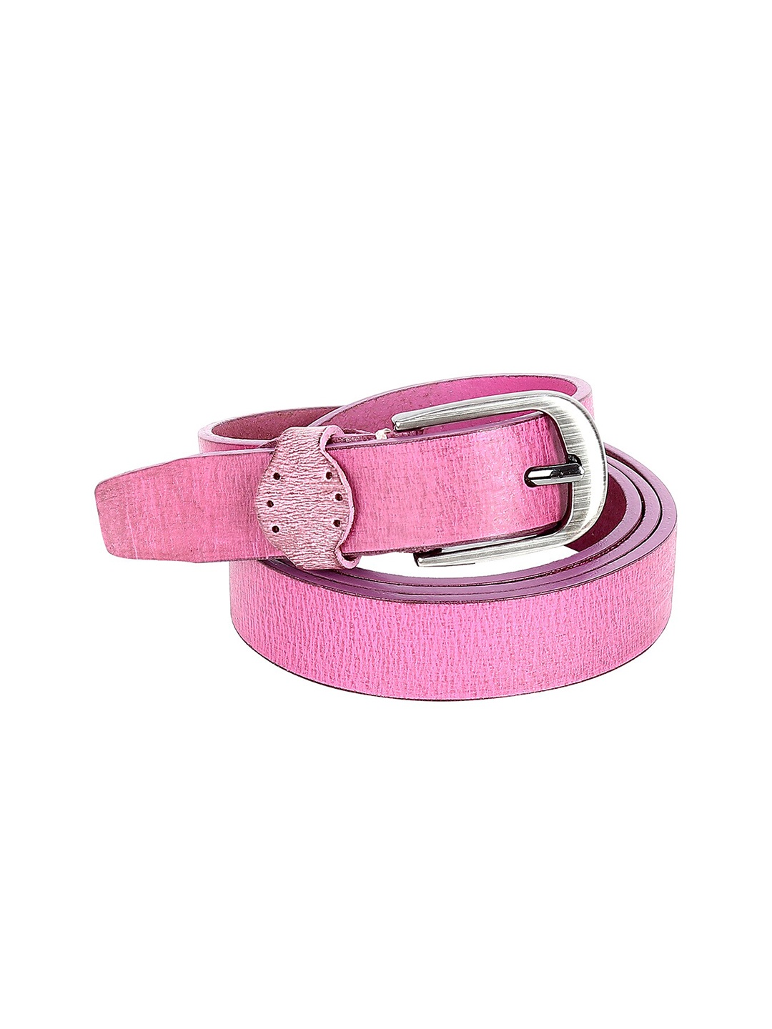 

Leather World Women Leather Belt, Pink