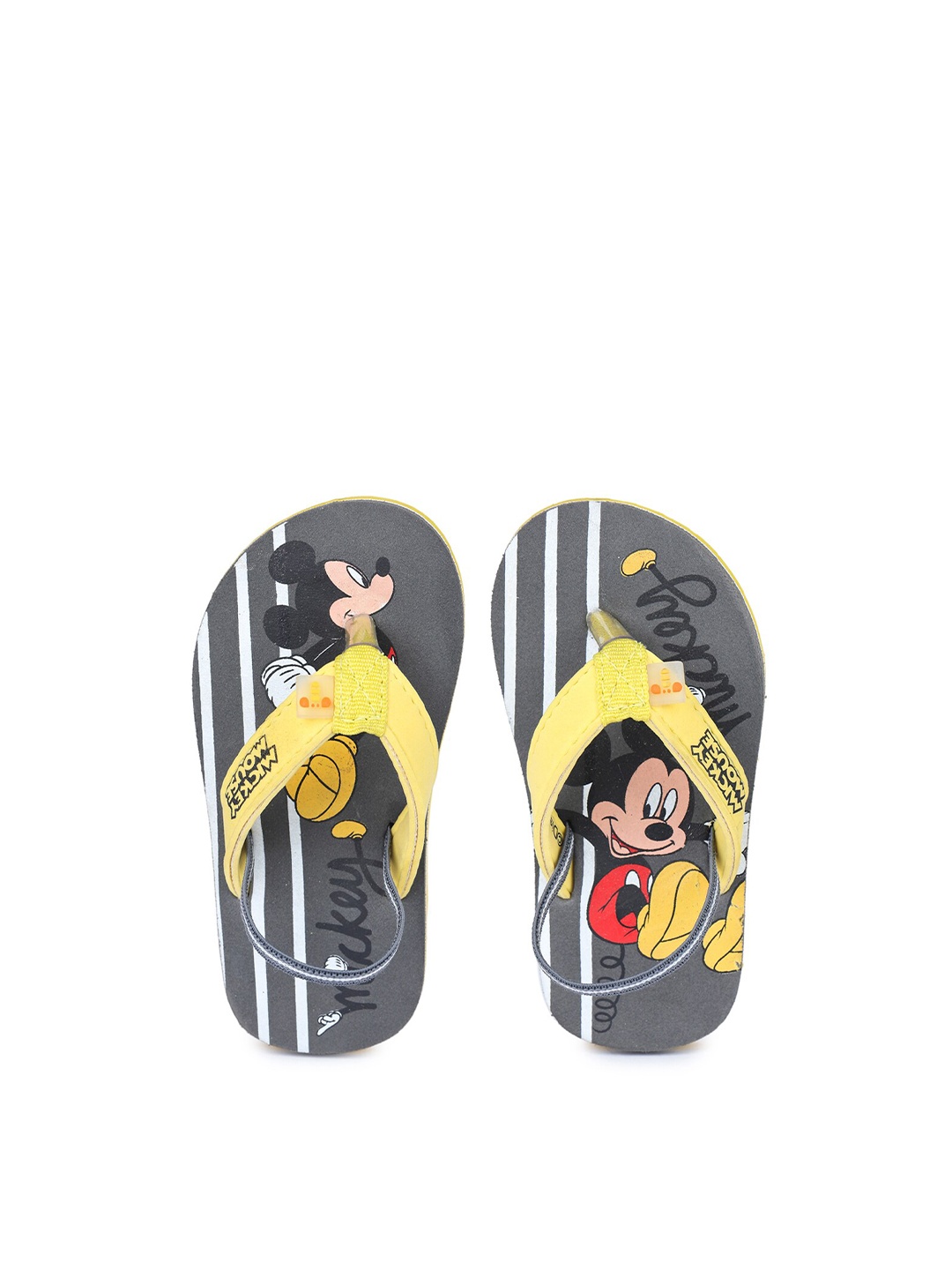 

toothless Boys Printed Rubber Thong Flip-Flops, Grey